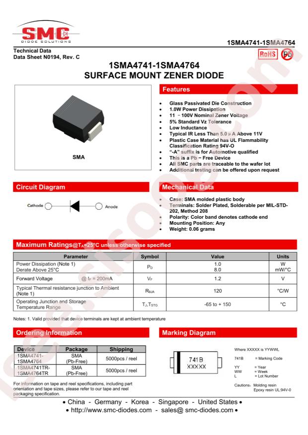 SMC 1SMA4758-GT3