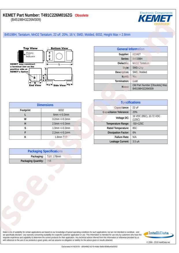 T491C226M016ZG