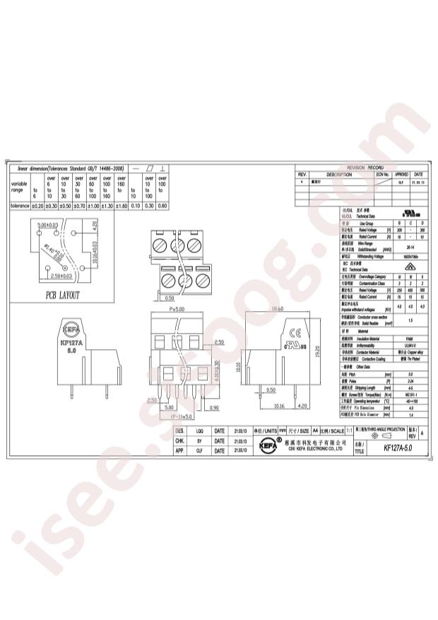 KF127A-5.0-2*2P