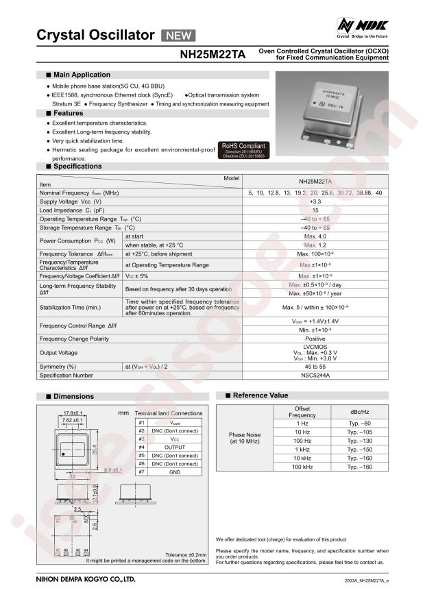 NH25M22TA-10M-NSA3566A