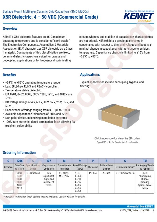 C1206C106K8PAC7800
