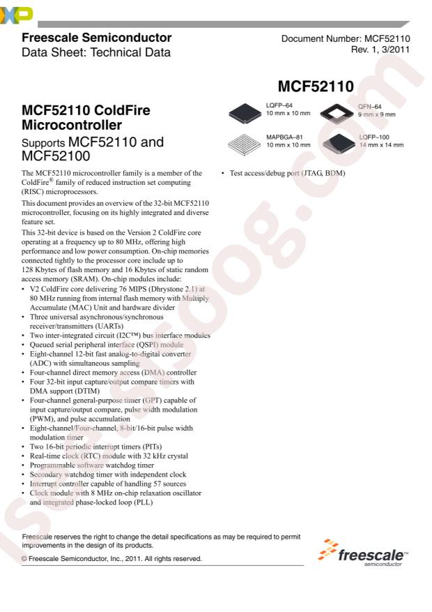 MCF52100CAE66