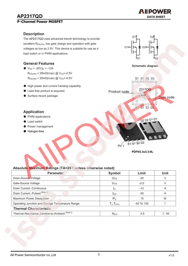 ALLPOWER AP2317QD