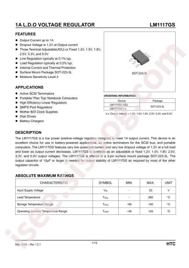 LM1117GS-1.2