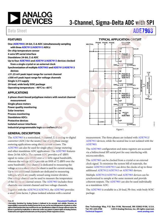 ADE7903ARWZ-RL
