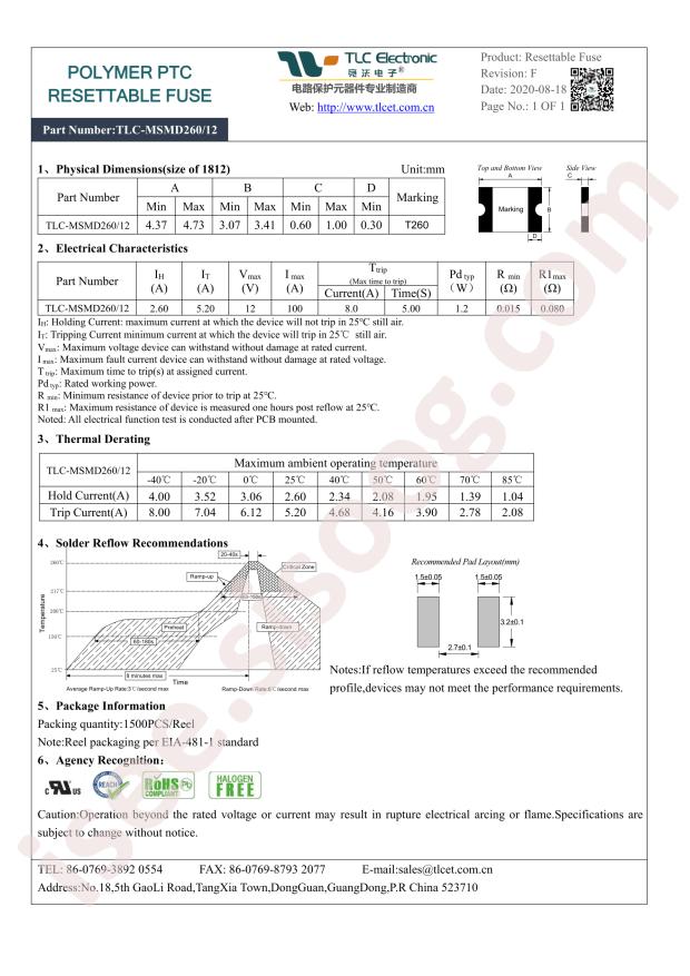 TLC-MSMD260/12