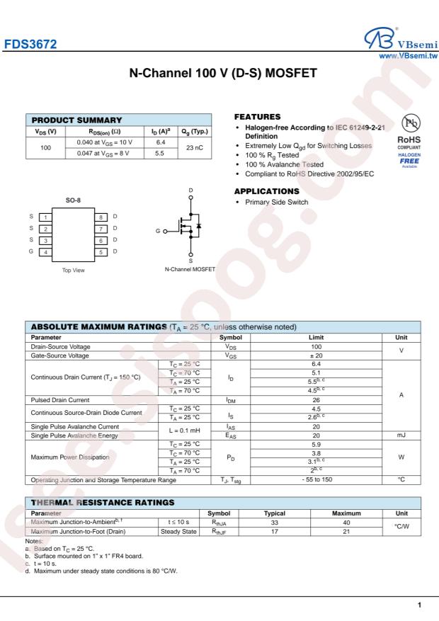 FDS3672-VB