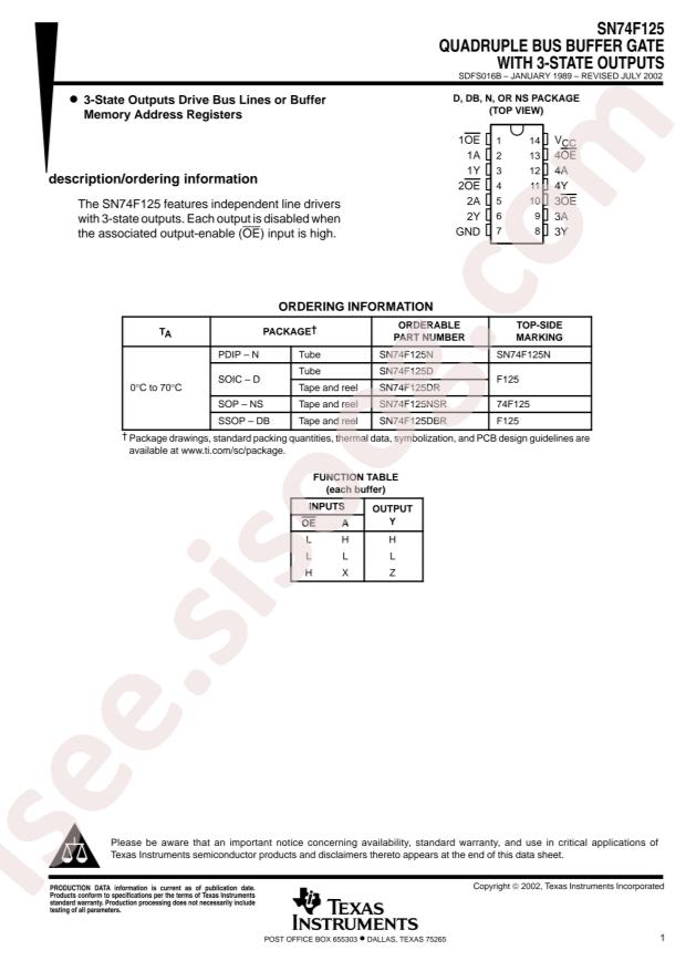 SN74F125DR
