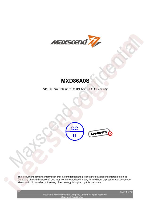 MXD86A0S