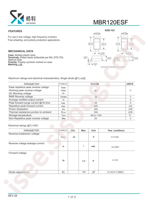 MBR120ESF