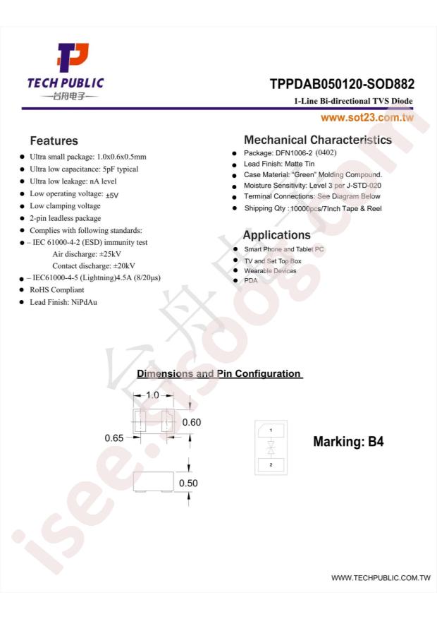 TPPDAB050120-SOD882