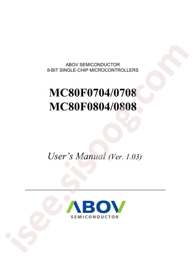 MC80F0708GP