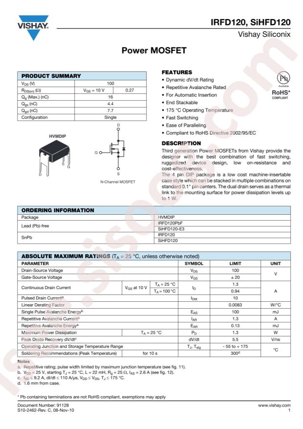 IRFD120PBF