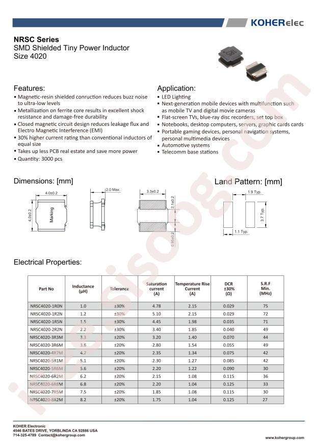 NRSC4020-2R2N