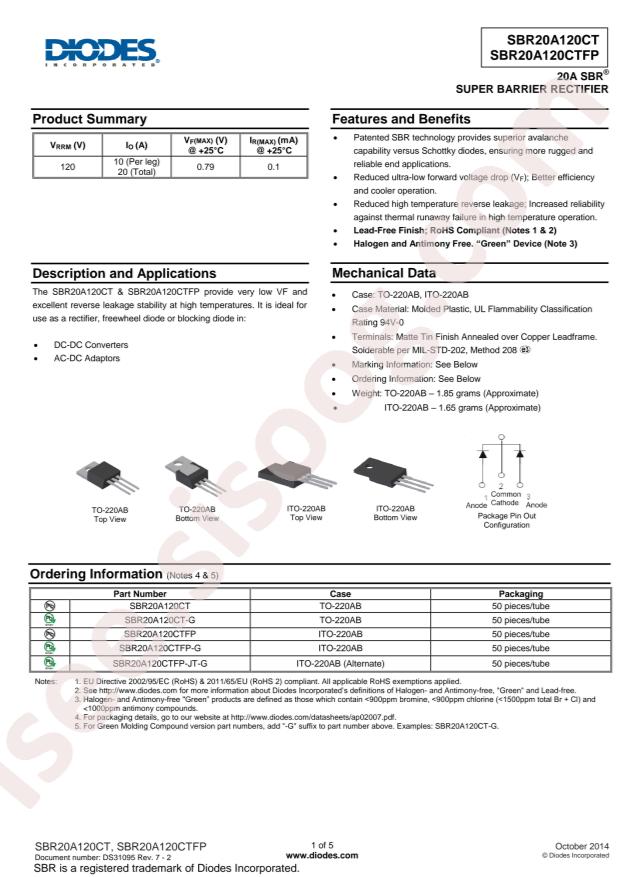 SBR20A120CT