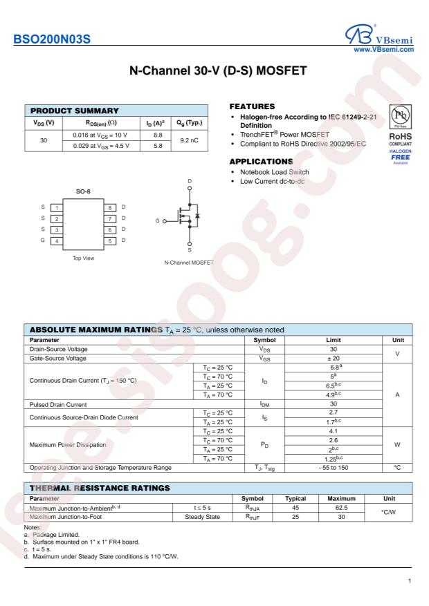 BSO200N03S-VB