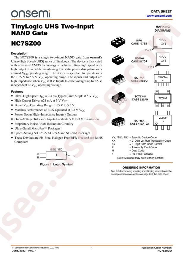 NC7SZ00L6X