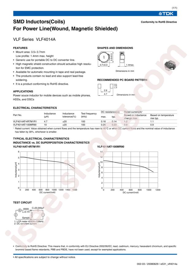 VLF4014AT-4R7M1R1