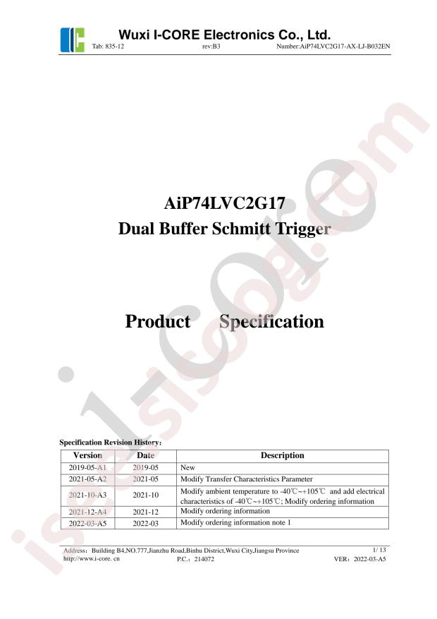 AIP74LVC2G17GC363.TR