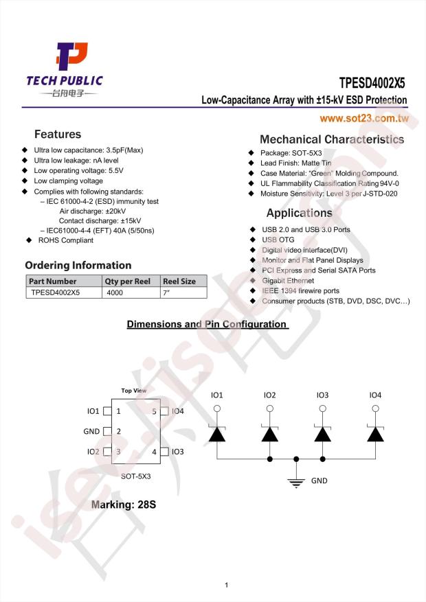 TPESD4002X5
