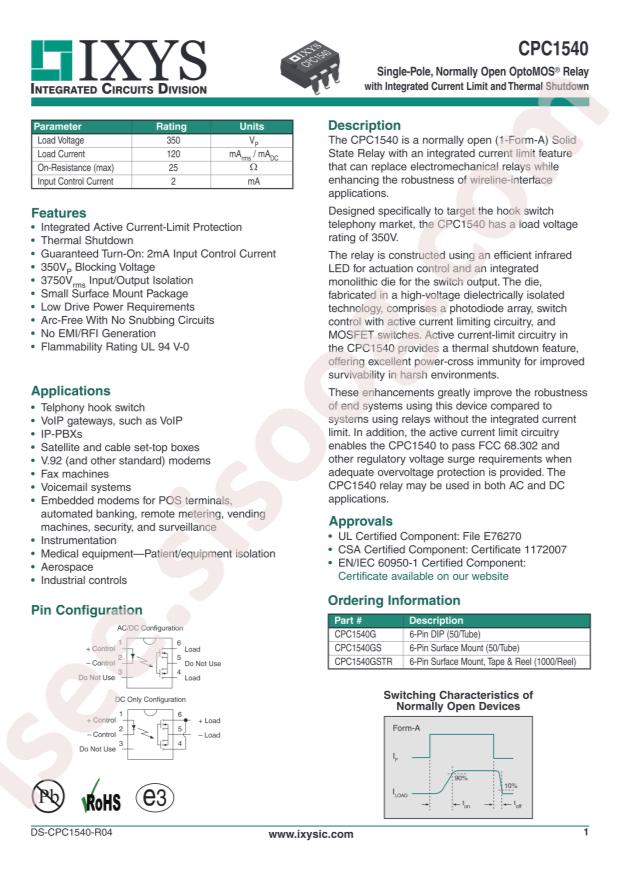 CPC1540G