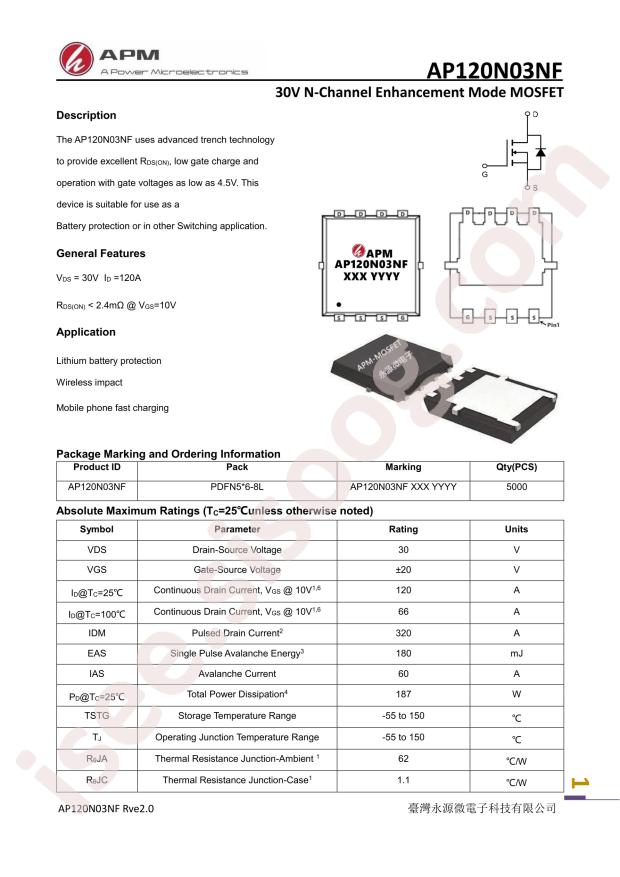 AP120N03NF