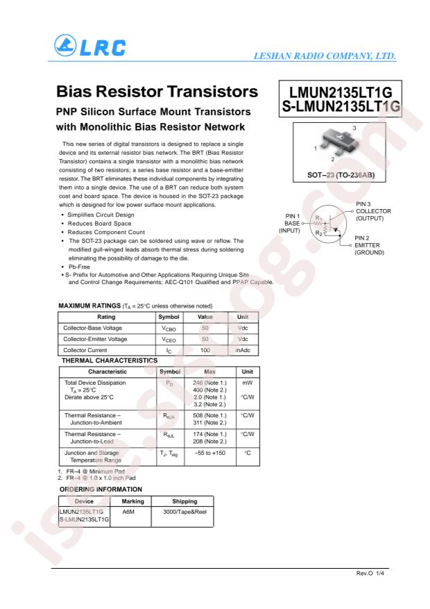 LMUN2135LT1G