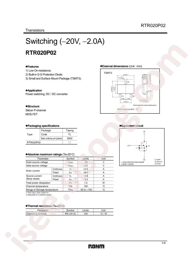 RTR020P02TL