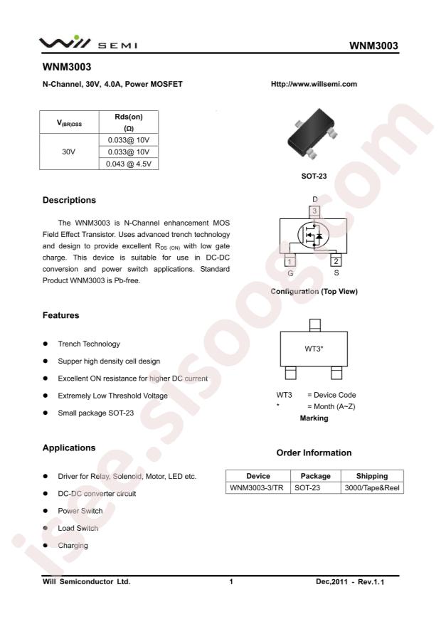 WNM3003-3/TR