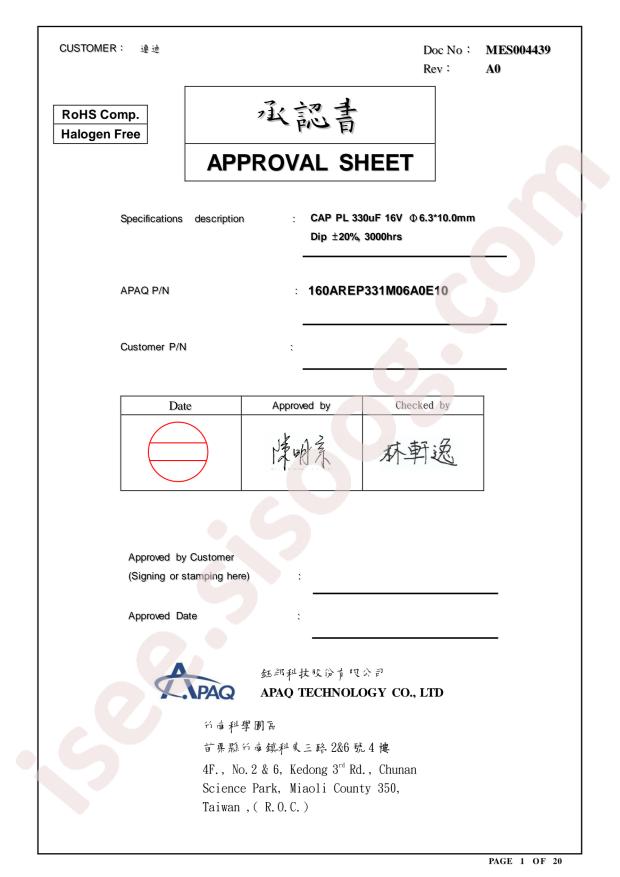160AREP331M06A0E10