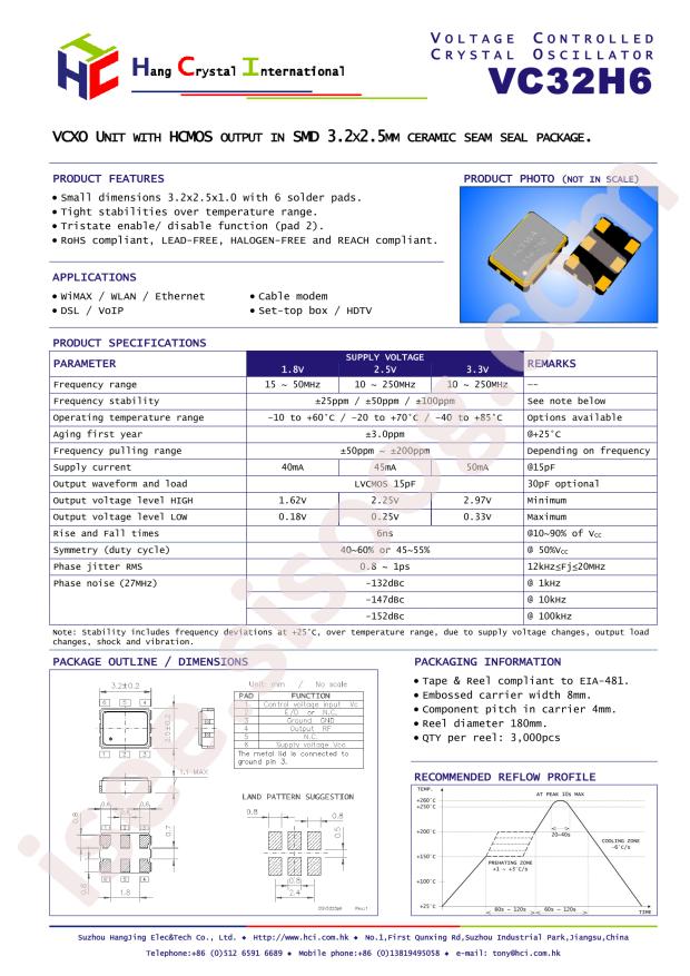 VC32H6-50.000-33KDT1J