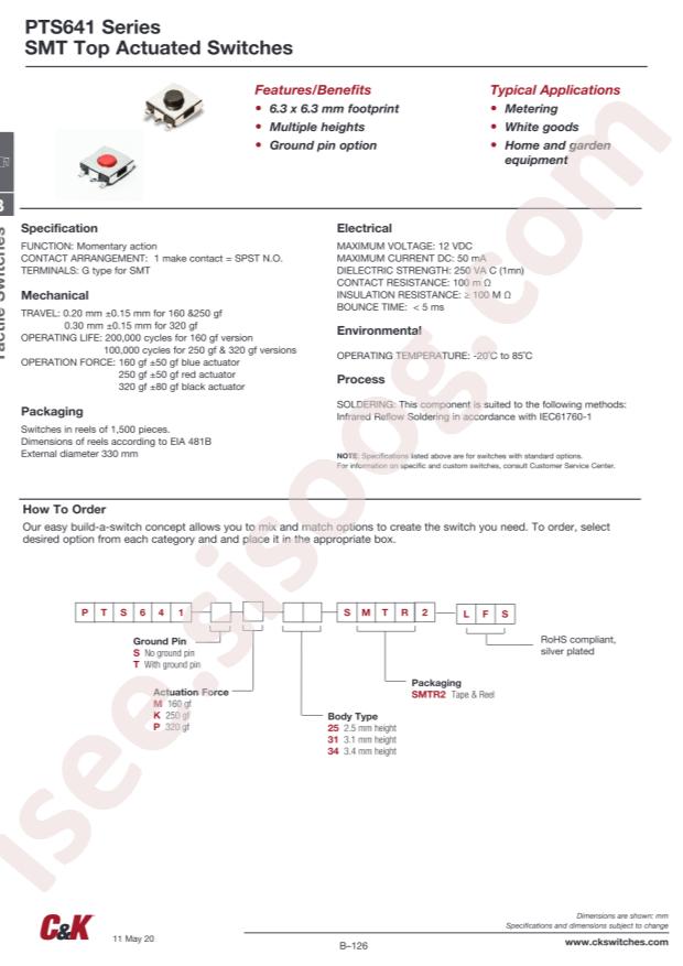 PTS641TM34SMTR2LFS