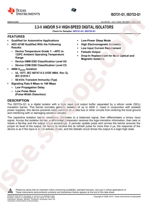 ISO721QDRQ1