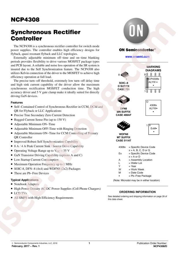 NCP4308DDR2G