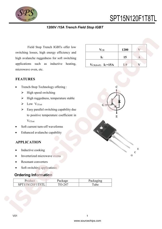SPT15N120F1T8TL