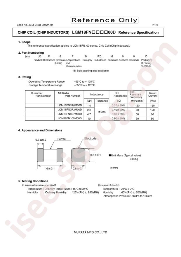 LQM18FN100M00D
