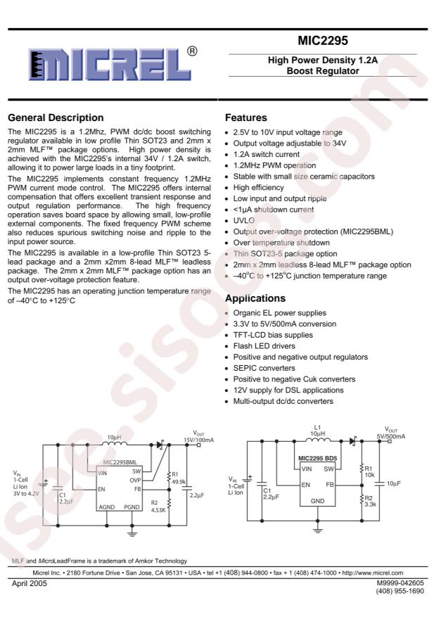 MIC2295YML-TR