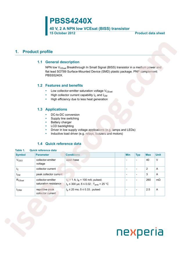 PBSS4240XX