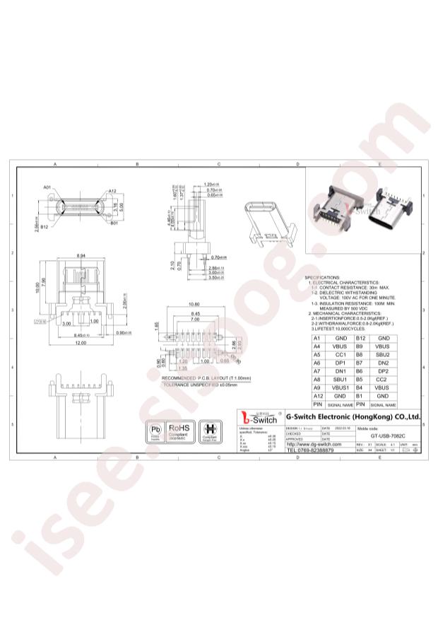 GT-USB-7082C