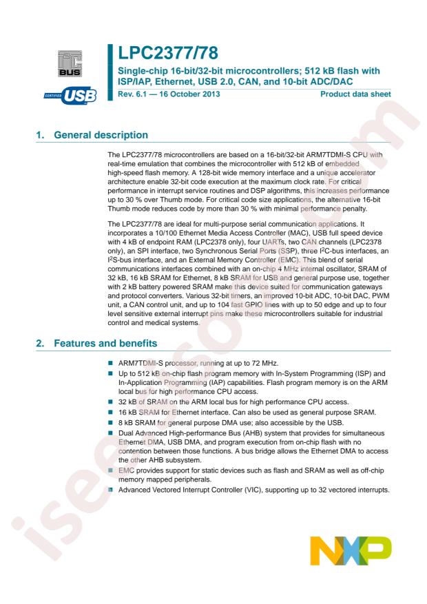 LPC2378FBD144K