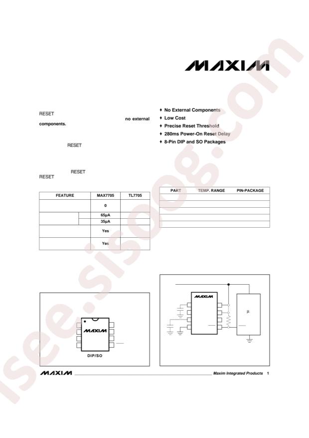 MAX7705CSA+