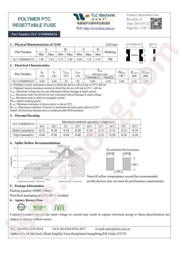 TLC-USMD020/24