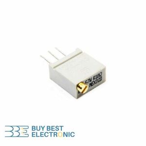MULTITURN TRIMMING POTENTIOMETER 10OHMS GRAY