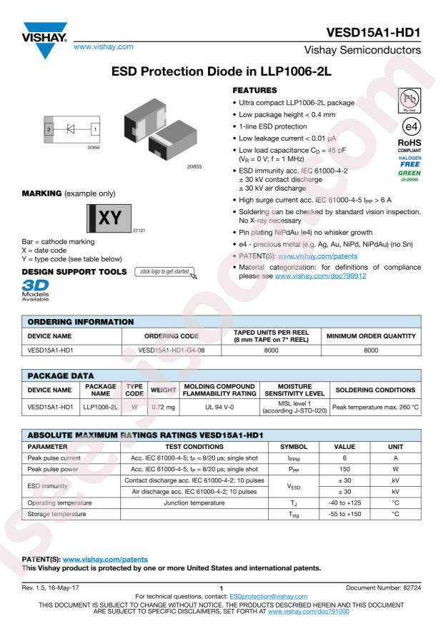 VESD15A1-HD1-G4-08