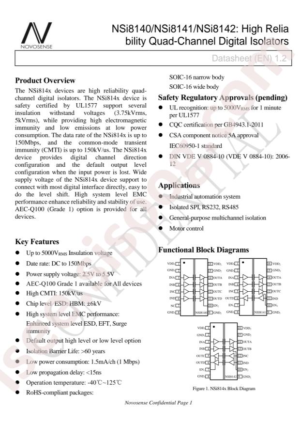 NSI8141W1