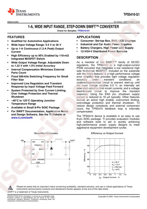 TPS5410QDRQ1