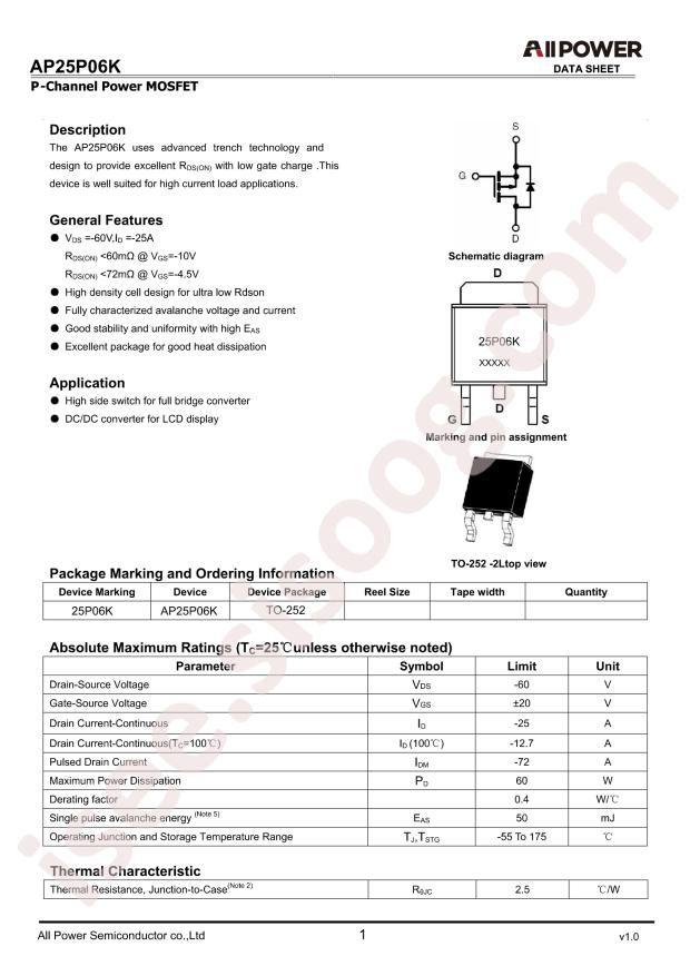 AP25P06K