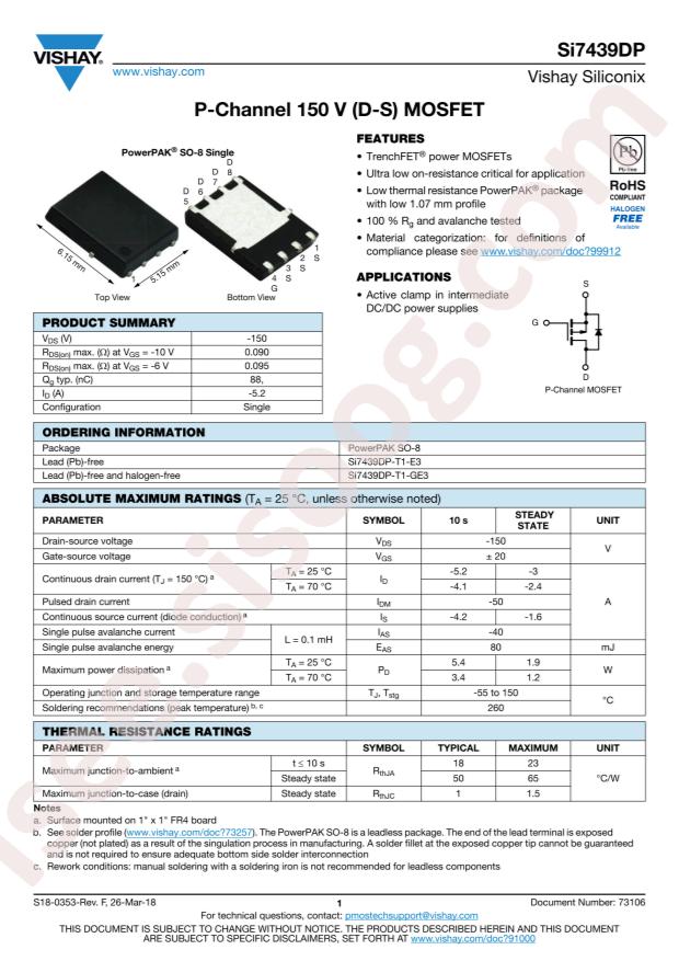 SI7439DP-T1-GE3