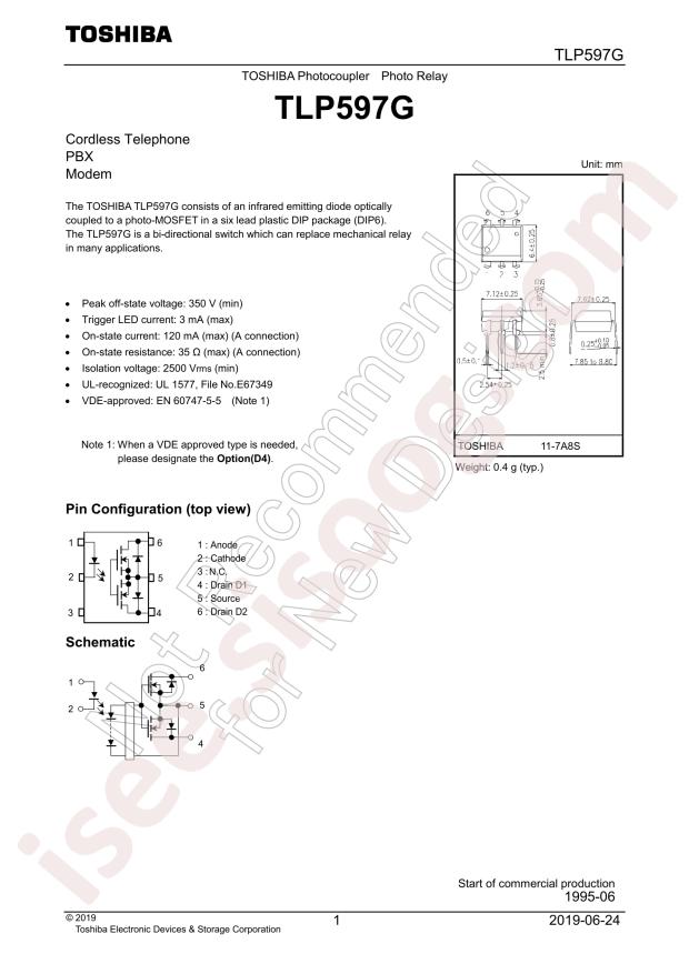 TLP597G(F)