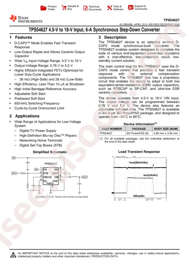 TPS54627DDAR